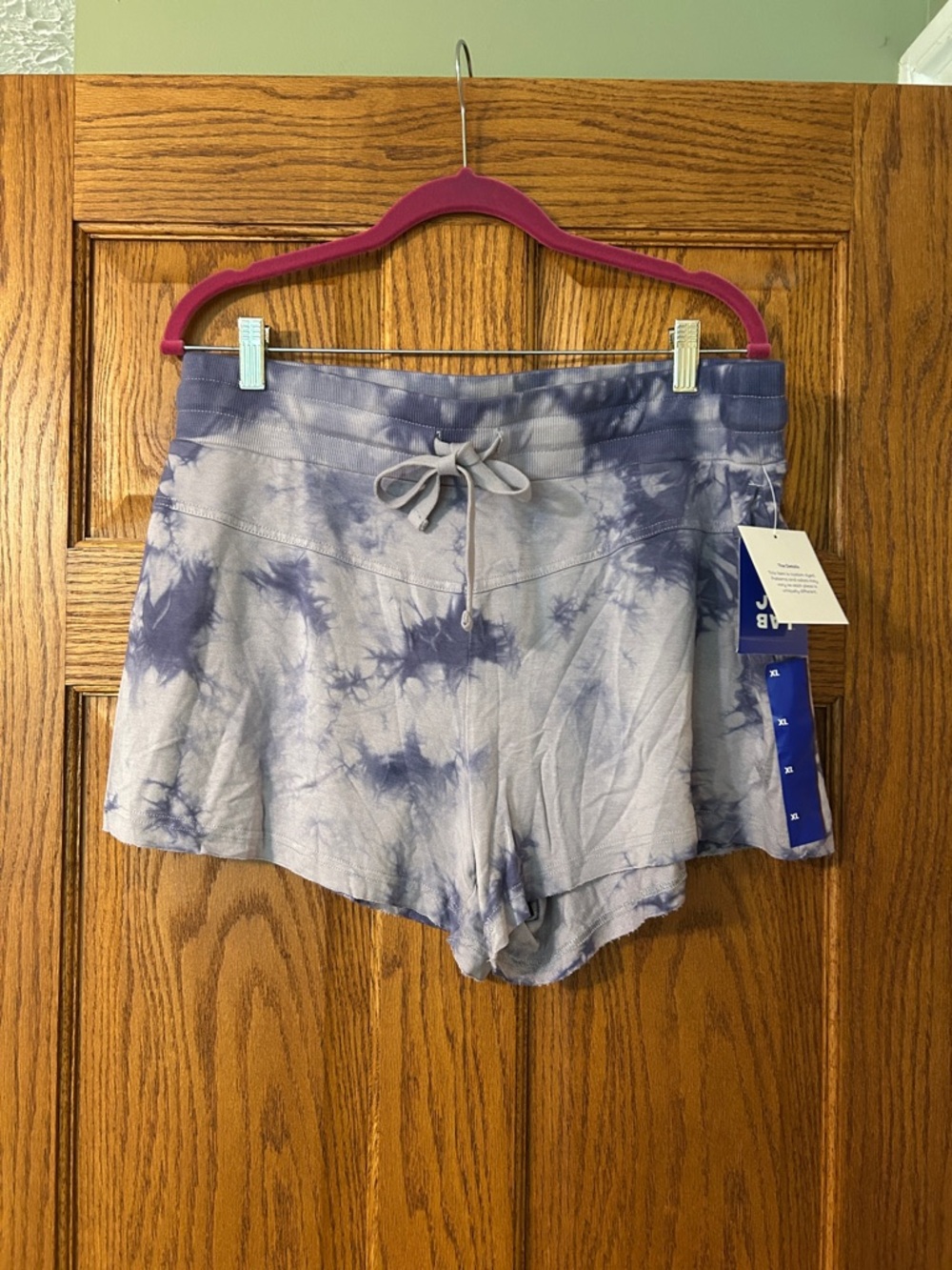 JoyLab Tie-Dye Lounge Shorts with Elastic Waist